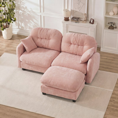 Canapé modulaire en L avec repose-pieds Cloud