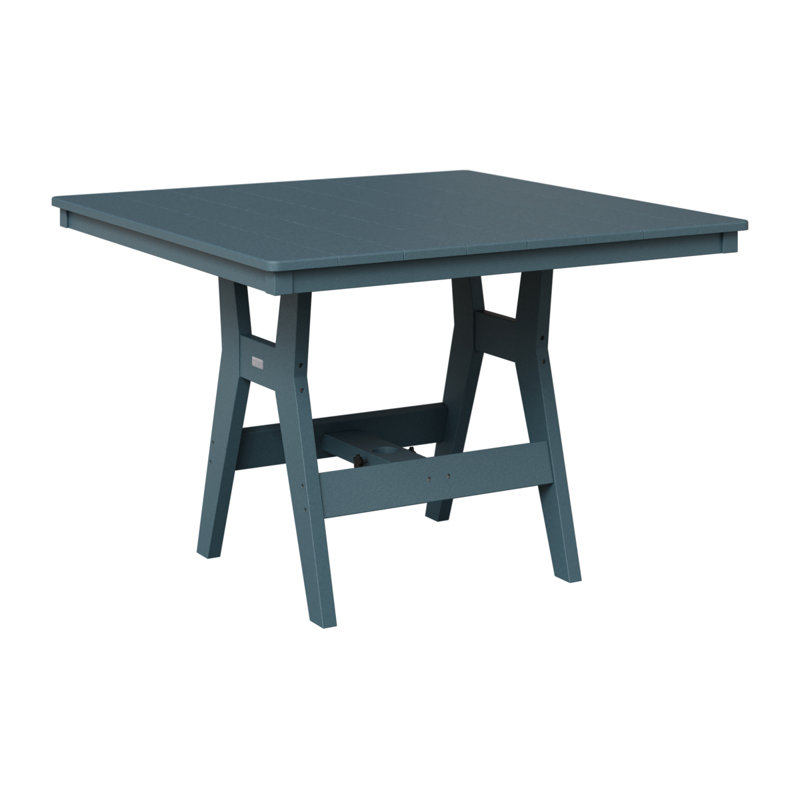 Table de bar berlinoise Berlin Harbor, Ardoise, H 38,87 po x l 44 po x P 44 po