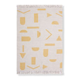 Geometric Area Rug in Yellow/Beige