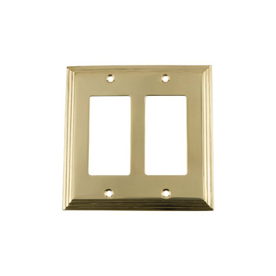 Deco 2-Gang Rocker Wall Plate