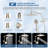 8” High Pressure Rainfall Shower Head With Handheld Spray, 16" Adjustable Extension Arm-119611948