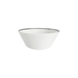 Platinum Edge Bone China Dining Bowl