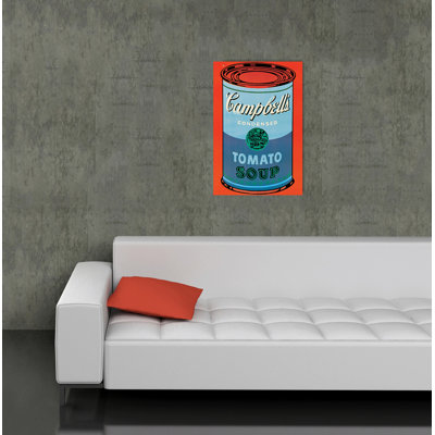 Campbell's Soup Can, 1965 by Warhol - Single Picture Frame Print on MDF