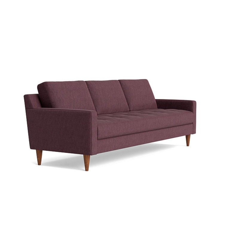 MCM Sofa (95"), Performance Weave - Aubergine