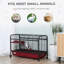 Maisonnette polyvalente pour petits animaux avec des caractéristiques avancées pour le confort des animaux de compagnie