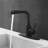 304 Stainless Steel 360°Rotating Spout Bathroom Sink Faucet with Deck Plate-100085873