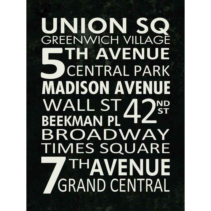 New York Street - reproduction sur toile tendue, H 32 po x l 24 po