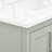 Phelips 24'' Bathroom Vanity In Light Grey Finish With Pure White Engineer Stone Countertop