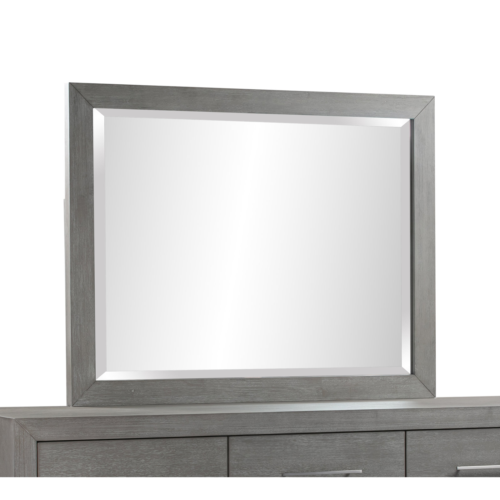 Solid Wood Rectangle Dresser Mirror