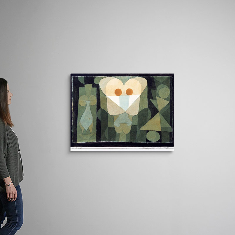 Reproduction d’art sur toile, "la physionomie de A Bloodcell" par Paul Klee, H 30 po x l 40 po x P 1,25 po, Toile tendue
