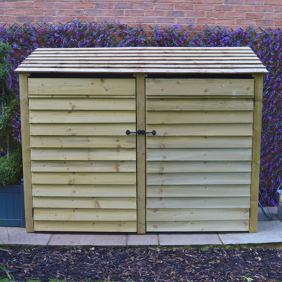 210Cm W x 80Cm D Wood Log Store