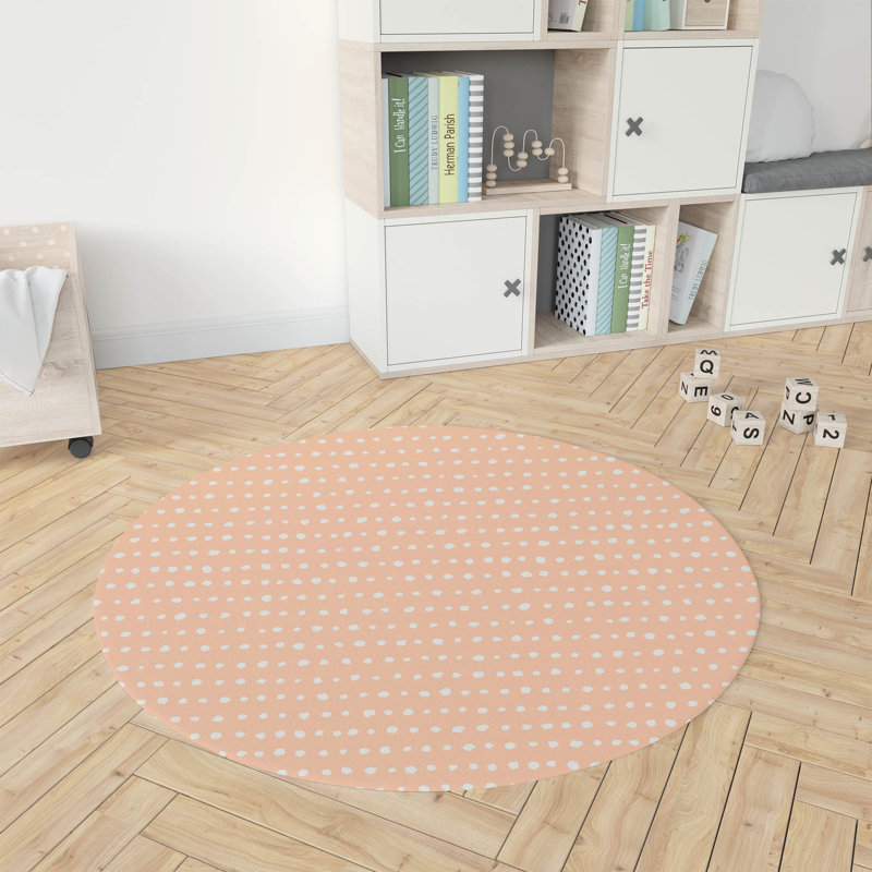 Tapis de jeu Dot Row, Pêche / orange