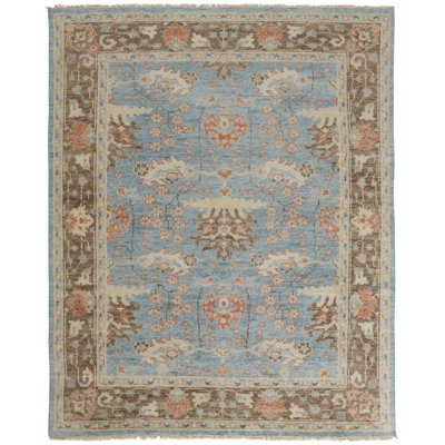 Beall Hand Knotted Wool Oriental Area Rug
