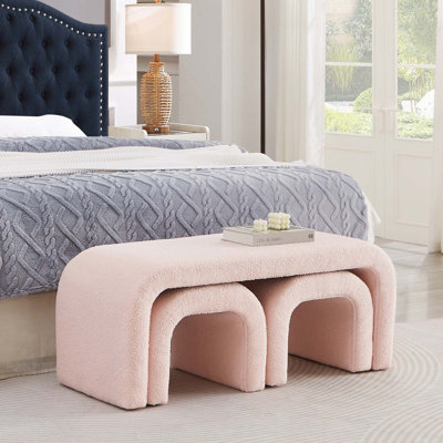 3 Piece U-Shaped Teddy Bench by Hokku Designs