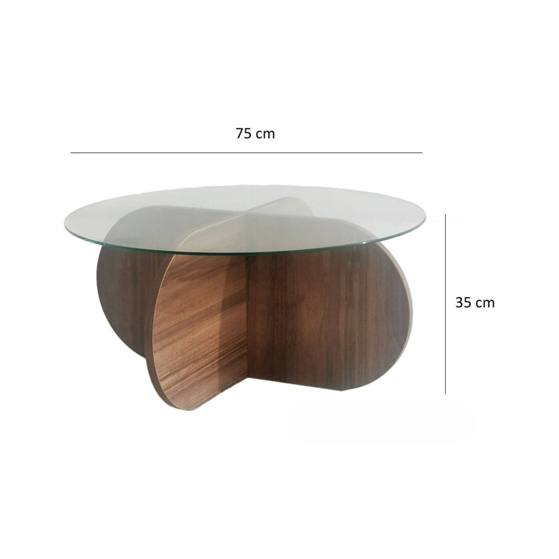 Caprecia Coffee Table, Walnut