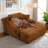 66" Modern Corduroy Oversized Chaise Lounge Sleeper Sofa Cloud Couch Chair For Indoor Use-416471663