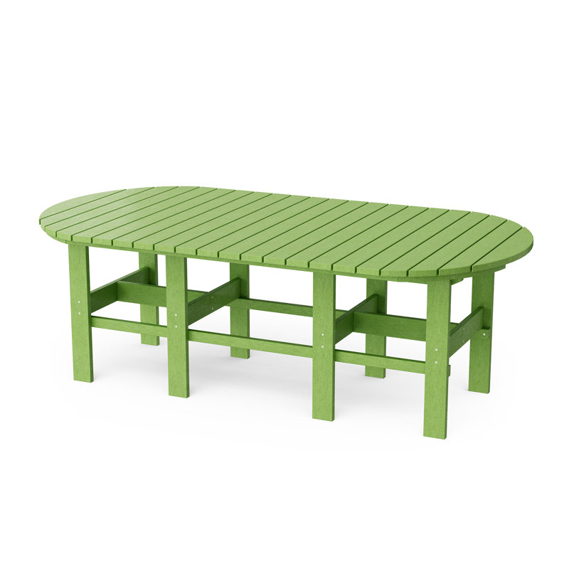 Table de salle à manger 44 po x 84 po Classic, Vert citron