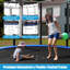 Gymax Round Backyard Trampoline with Safety Enclosure