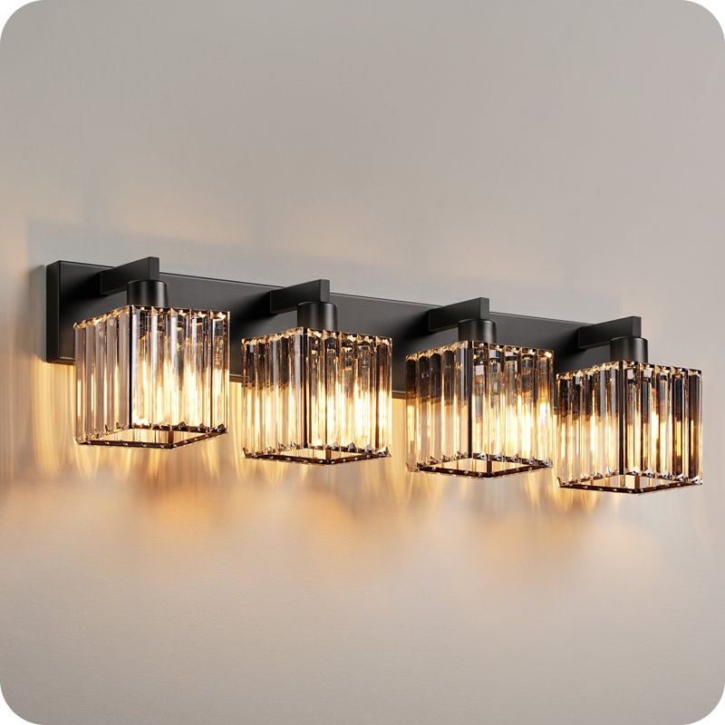 4-light Dimmable Vanity Light Bathroom Light Fixture , 4 Lights
