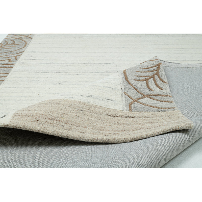 Roseboom Wool Hand Woven Area Rug, Rectangular 190 x 290cm