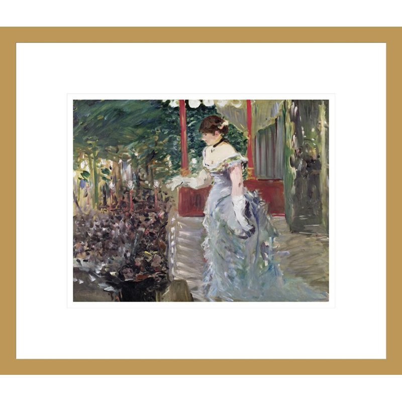 «Café concert» par Édouard Manet, impression giclée sur cadre, H 13,75 po x l 15,88 po