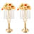 12PCS 49cm/19.3” Tall Crystal Wedding Flower Stand Vase for Party Decor