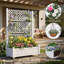 Planter Box With Trellis-676025952