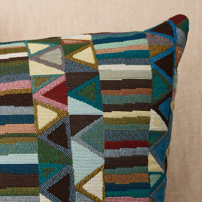 Bizantino Quilted Weave Pillow, 18" H x 18" W