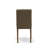5 Piece Dining Room Furniture Set Includes a Square Dining Table and 4 Coffee Linen Fabric Upholstered Parson Chairs, Mahogany-1033272026-967615944-967615945