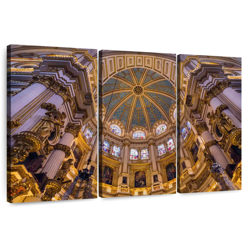 Rorry Granada Cathedral Interior, 28" H x 45" W