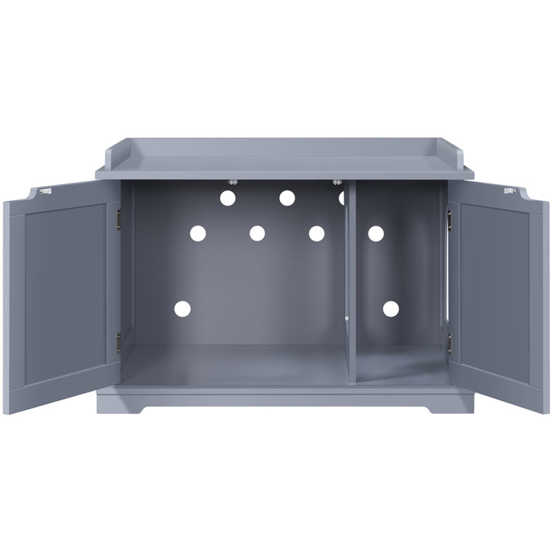 Litter Box Enclosure, Grey