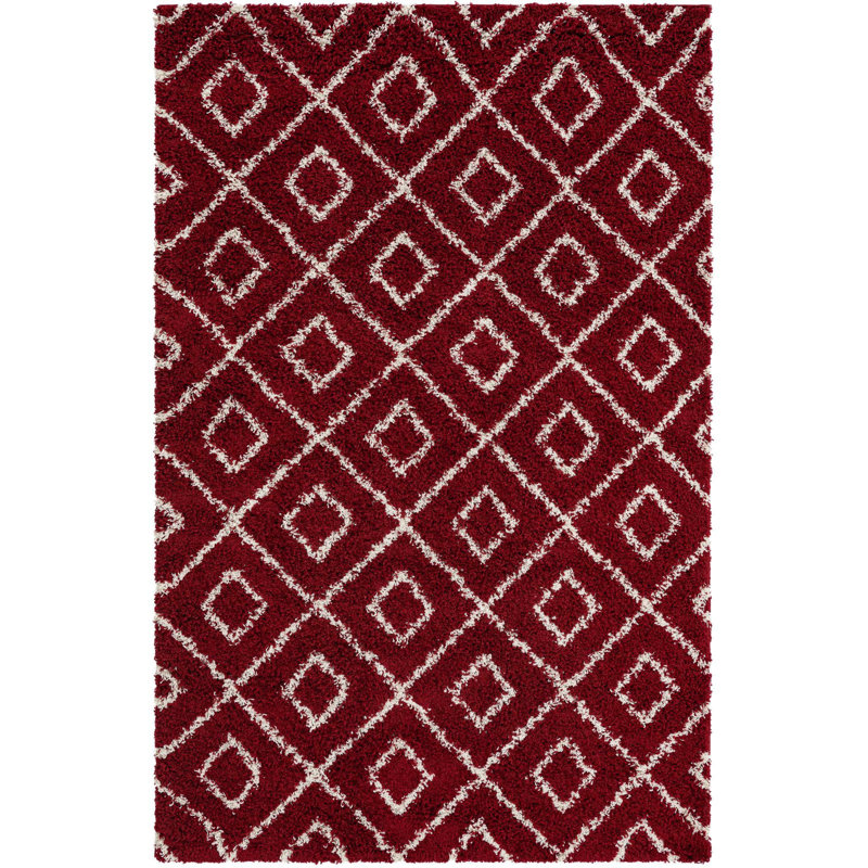 Assata Geometric Indoor Rug, Square 6'