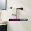 Porte-serviettes en acier inoxydable 304 avec bords arrondis, fixation murale, longueur utile-113497809-113497820