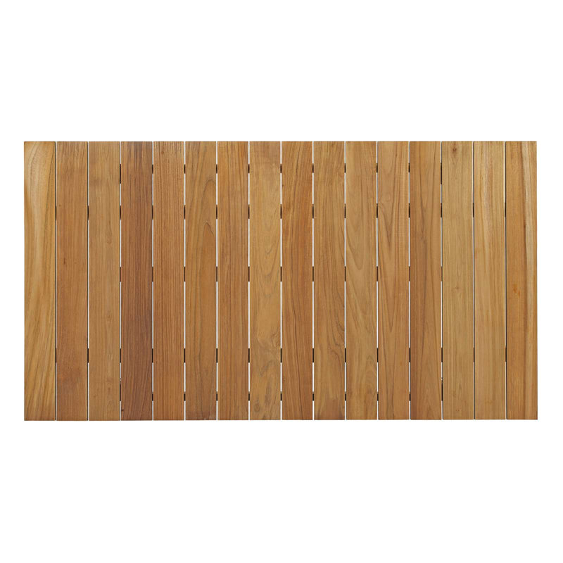 Dorset Natural Teak Outdoor Patio Dining Table, 72"