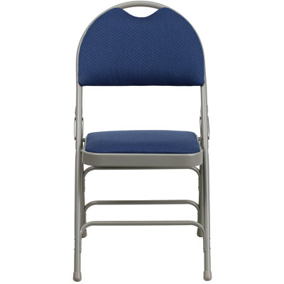 Très grande chaise pliante en métal Oliverson