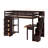 Twin Size Loft Bed With Drawers,Desk,Shelves And Stairs-998931771