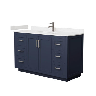 Miranda 54" Freestanding Single Bathroom Vanity with Cultured Marble Top
