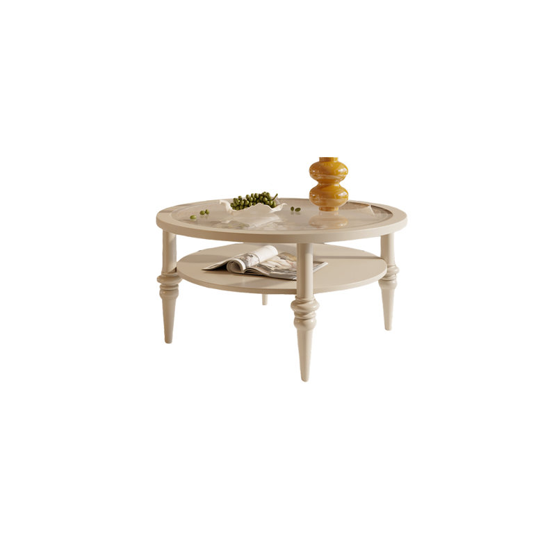 Cherry Wood Coffee Table, 15.75" H x 31.49” L x 31.49” W