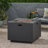 Outdoor Iron Square Propane Fire Pit With Internal Tank, 50,000 BTU High Heat Output For Efficient Outdoor Warmth.-387746030-387746018