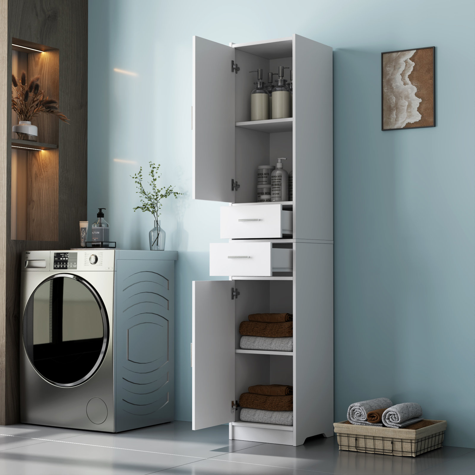 Lulu Modern Bathroom Storage Cabinet