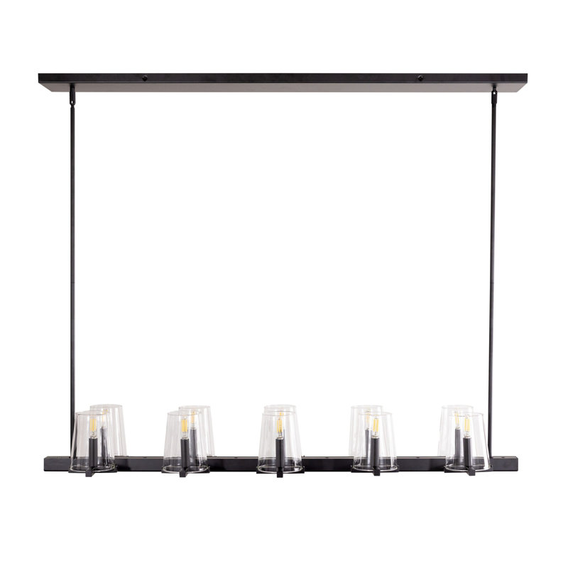 Luminaire suspendu noir à 1 lumière Conaill