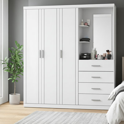Kimberley 3 Door 4 Drawer Combi Fitment Wardrobe