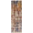 Vintage Overdyed Abstract Performance Area Rug with Fringe-1517062774