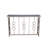 Partone Marble Top Console Table with Iron Base,52x14x34
