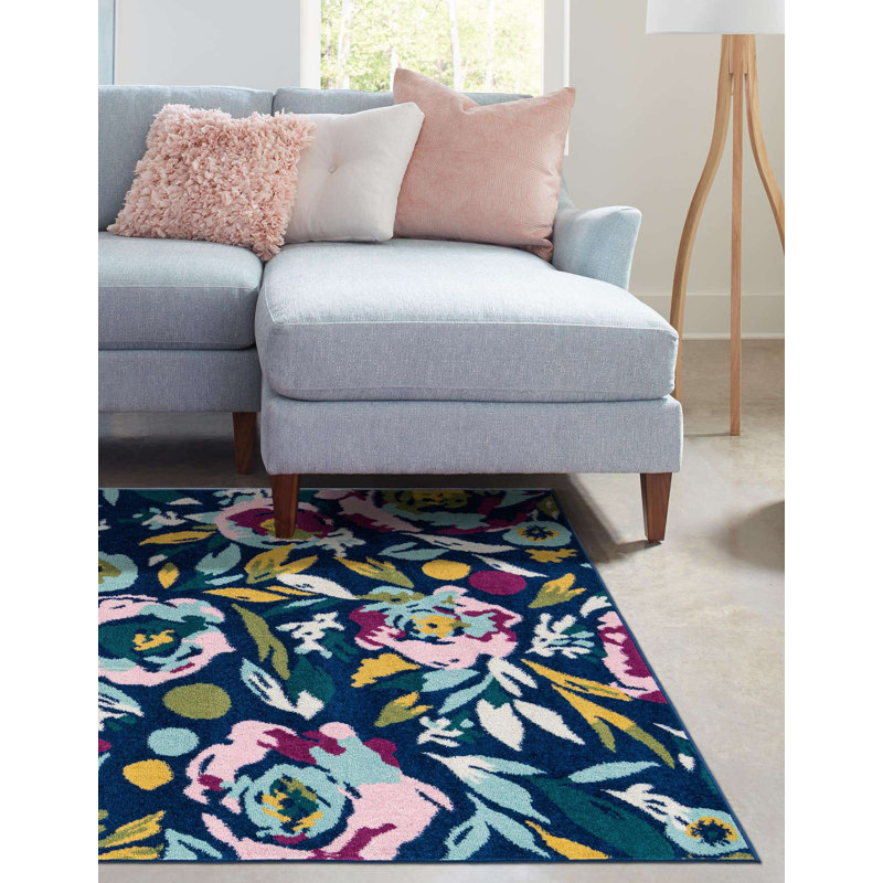 Holle Floral Indoor Rug, Rectangle 2' x 3'1"