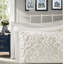 Ensemble de literie 3 pièces en chenille de coton, style campagnard surdimensionné, double / grand