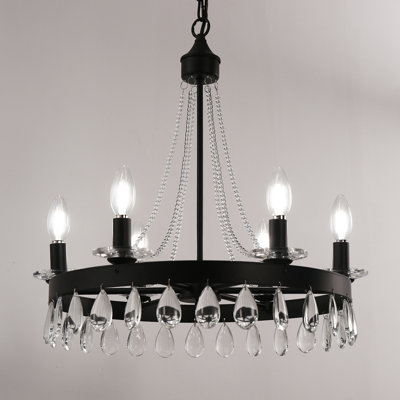 Darhl 6 - Light Dimmable Geometric Chandelier
