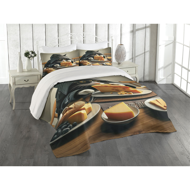 Polyester Coverlet, King Coverlet + 2 Standard Shams