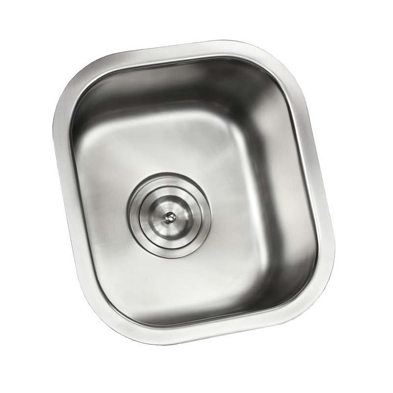 CozyBlock 14.63'' L Single Bowl Stainless Steel Kitchen Sink
