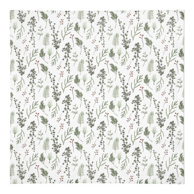 Moscu Cotton Twill Floral Square Napkin